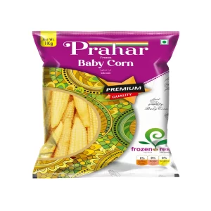 Prahar Food 1kg Baby Corn Frozen Packet