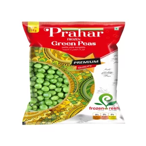 Prahar Food 1kg Green Peas Frozen Packet