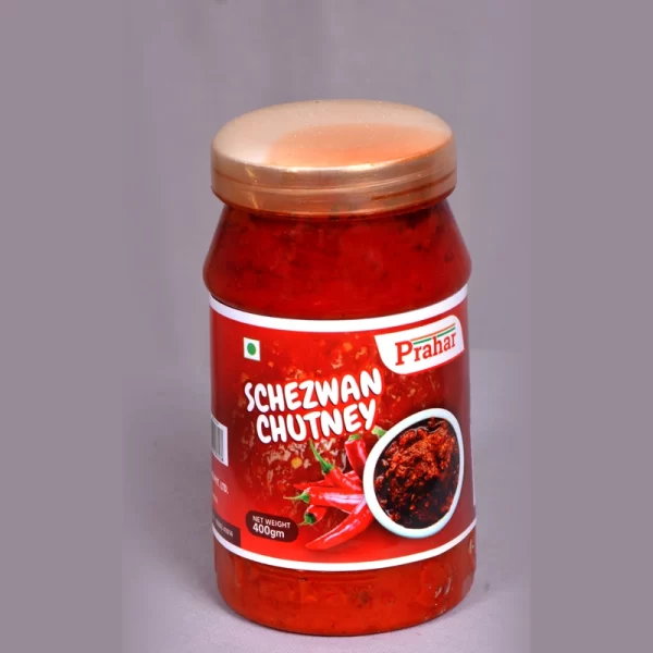 Prahar Food 400gm Schezwan Chutney Jar