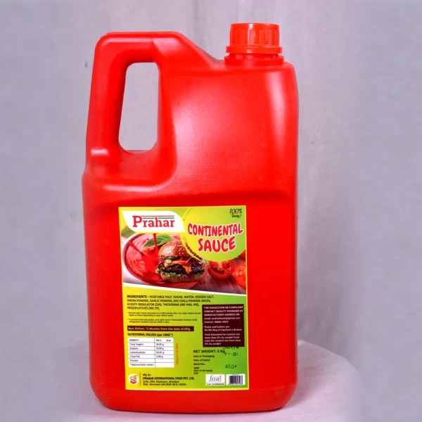 Prahar Food 5kg Continental Sauce Gallon Can