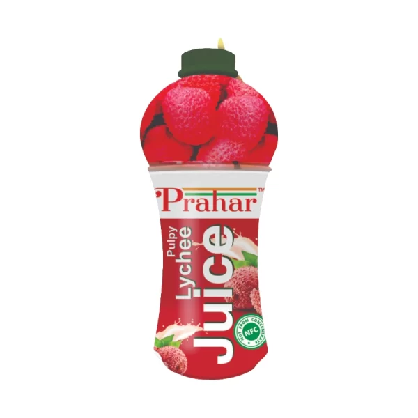 Prahar Food Pulpy Lychee Juice Bottle